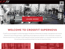Tablet Screenshot of crossfitsupernova.com